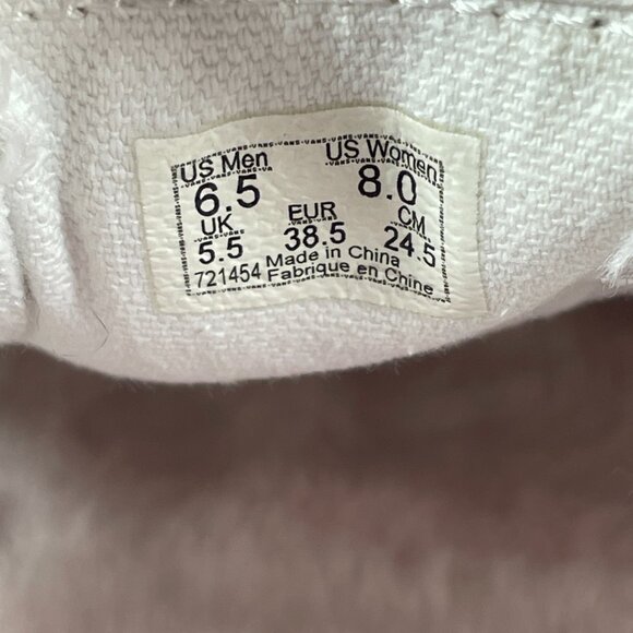 Vans Classic Slip On Platform Womens 8 Shoes Cream Suede Pink Faux Fur Sneaker - Picture 15 of 15